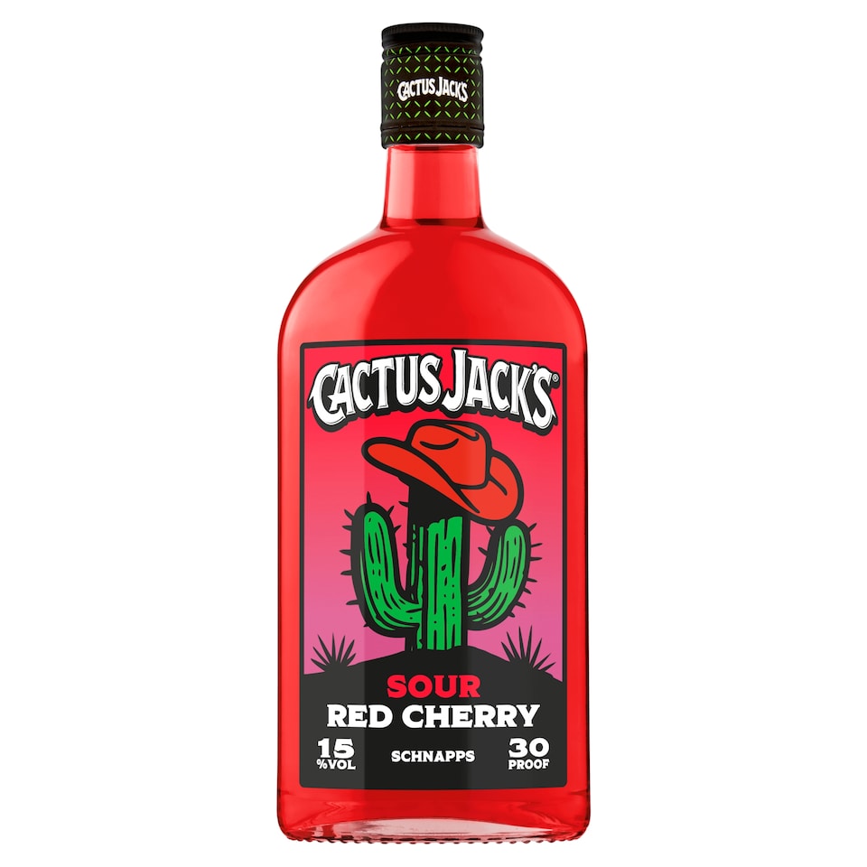 CACTUS JACK Sour Red Cherry Schnapps 500ML