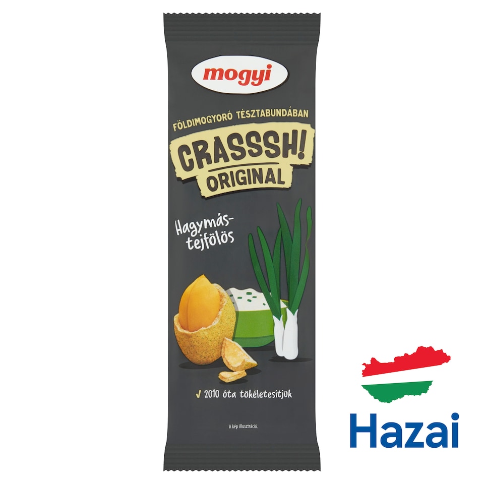 Mogyi Crasssh! Original pörkölt földimogyoró hagymás-tejfölös tésztabundában 60 g