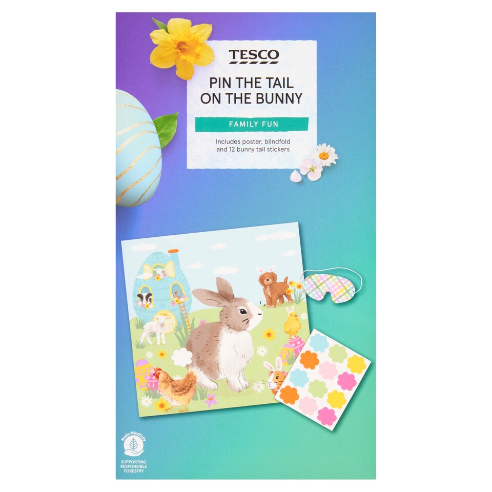 TESCO EASTER PIN THE CARROT ON THE BUNNY GAME
