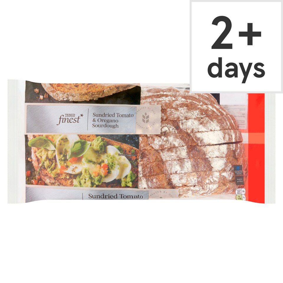 Tesco Finest Sundried Tomato & Oregano Sourdough 400G Tesco Groceries