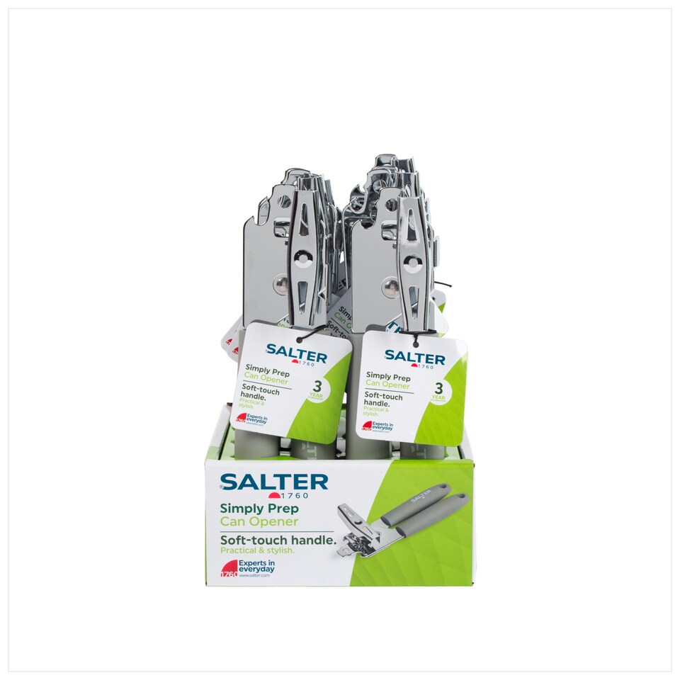 Salter Simply Prep Grey Can Opener