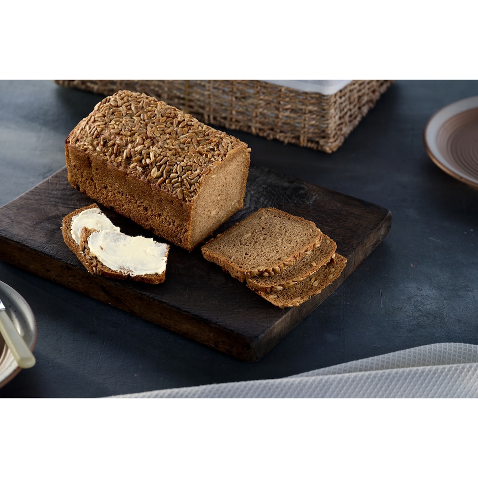 image 1 of Tesco Finest Dark Sunflower Bread 440g
