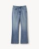 image 5 of F&F Mid Rise Bootcut Jeans in Blue