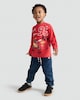 image 2 of Disney Cars Pure Cotton Lightning McQueen Long Sleeved Top in Red