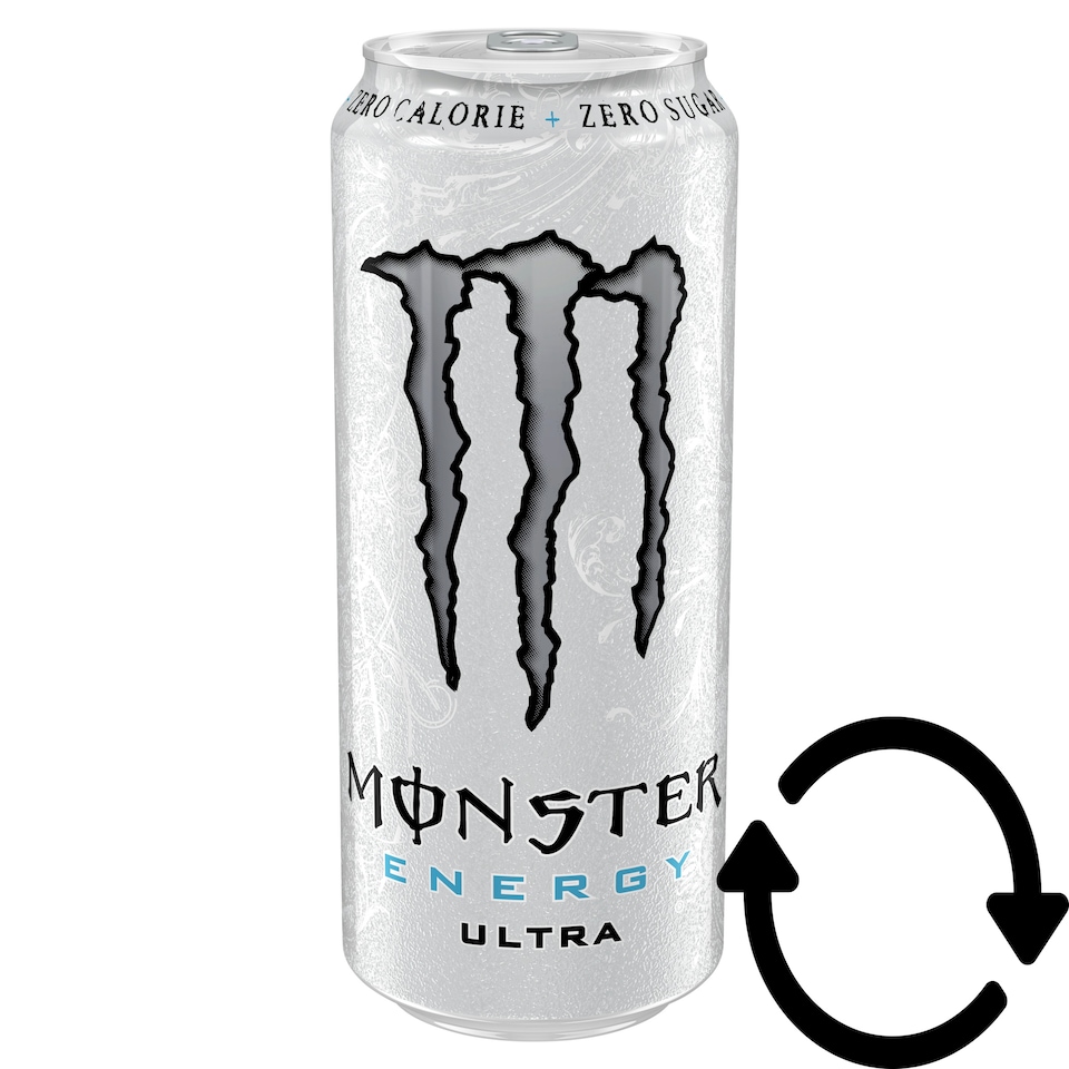 Monster Energy Ultra Carbonated Drink with Caffeine and Sweeteners 500 ml