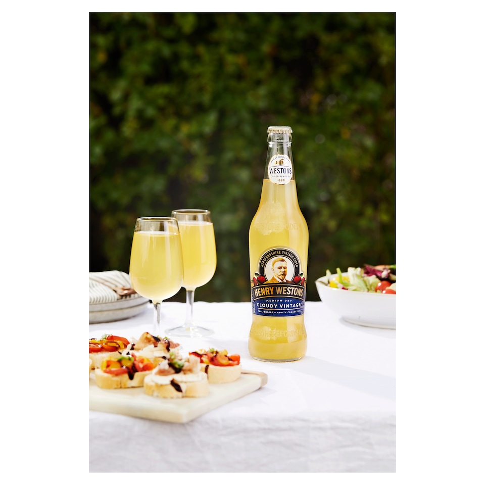 image 1 of Henry Westons Cloudy Vintage Cider 500Ml
