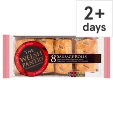 Welsh Pantry 8 Sausage Rolls 480G