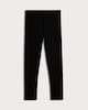 image 4 of F&F Girls fleece Lined Leggings  in Black
