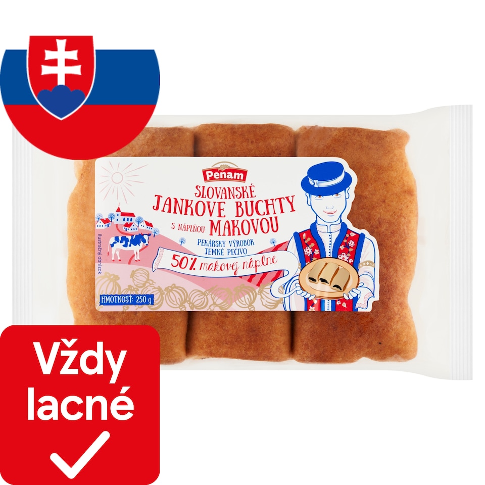 obrázok 1 z Penam Slovanské Jankove buchty s náplňou makovou 250 g