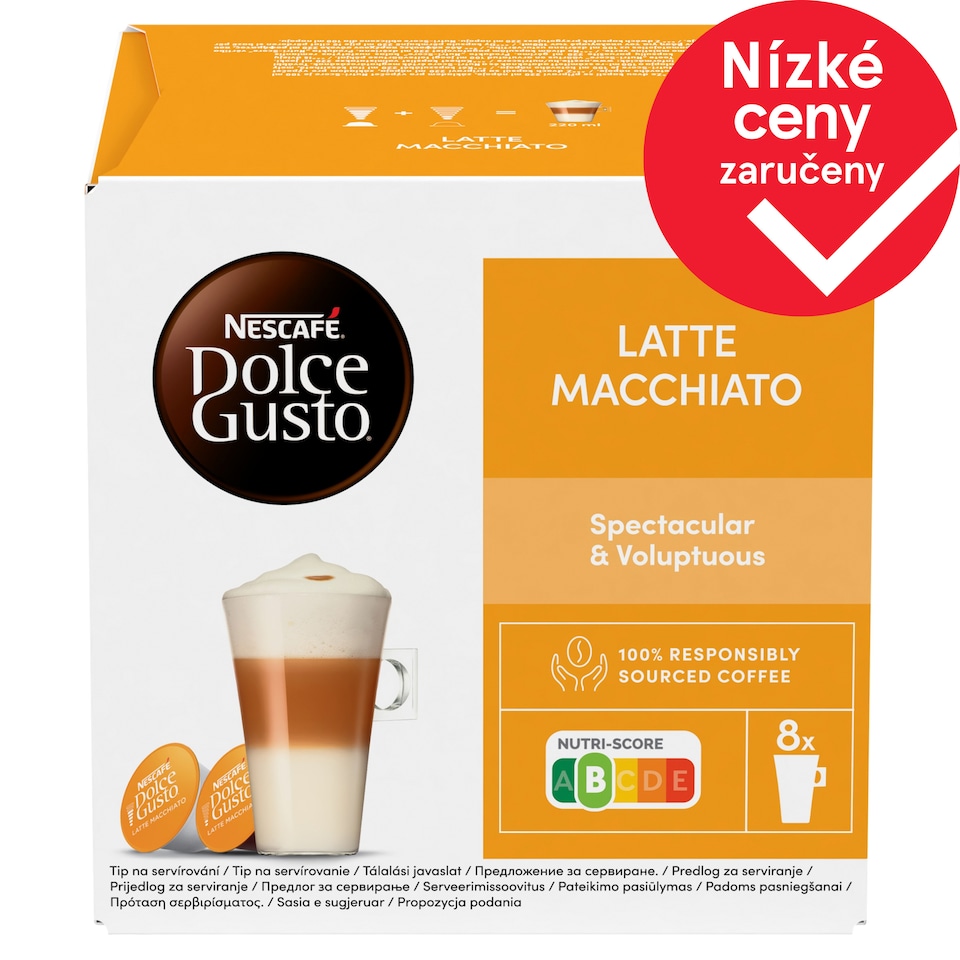NESCAFÉ Dolce Gusto Latte Macchiato - kávové kapsle - 16 ks