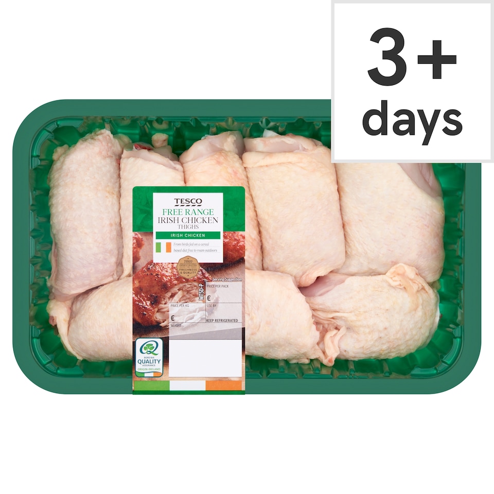 Tesco Free Range Chicken Thighs 800G