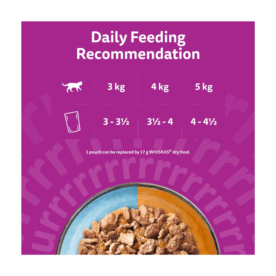 image 1 of Whiskas Duo Surf & Turf Adult Cat Food Pouches in Jelly 12x85g