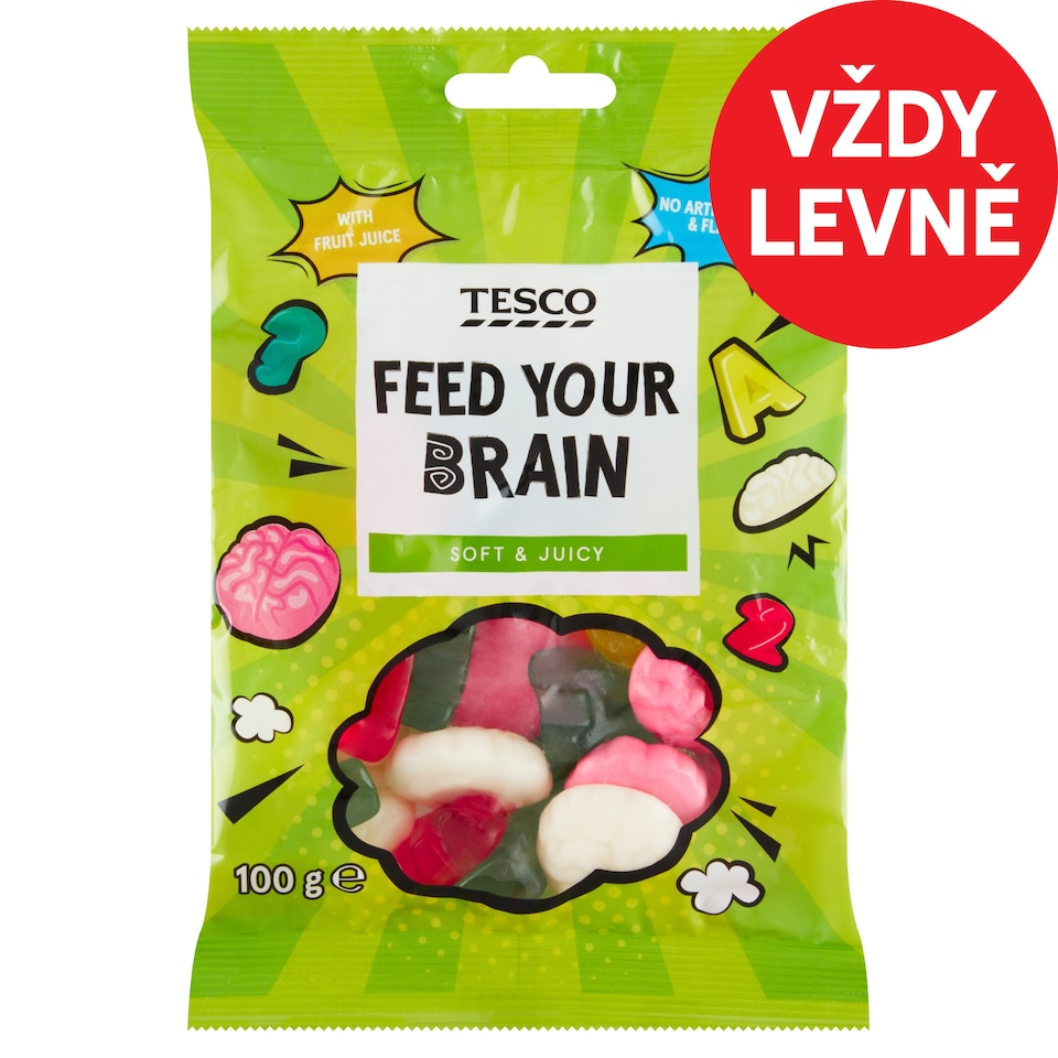 Tesco Želé s ovocnými příchutěmi 100g