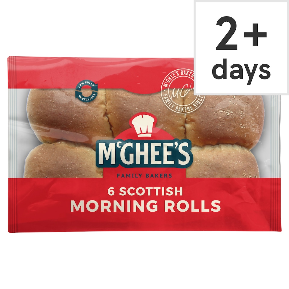 McGhee's Scottish Morning Rolls 6 Pack