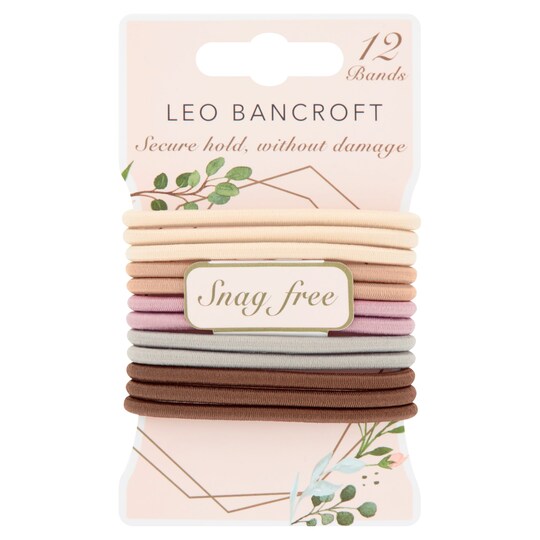 Leo Bancroft Assorted Purple Hairbands 12 Pack Tesco Groceries