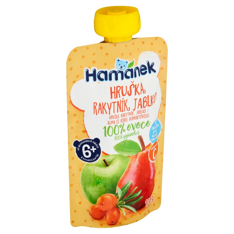 Hamánek Hruška, rakytník, jablko 100g