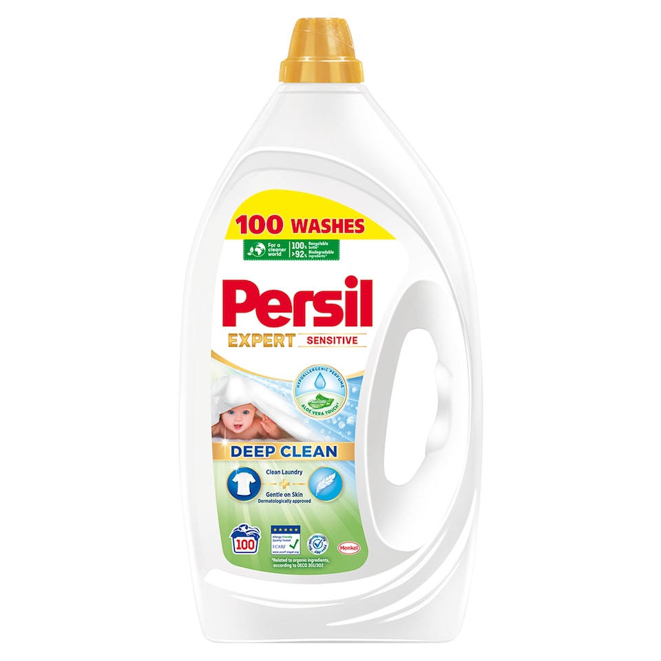 image 1 of Persil Deep Clean Expert Sensitive Laundry Detergent 100 Washes 4.50 L