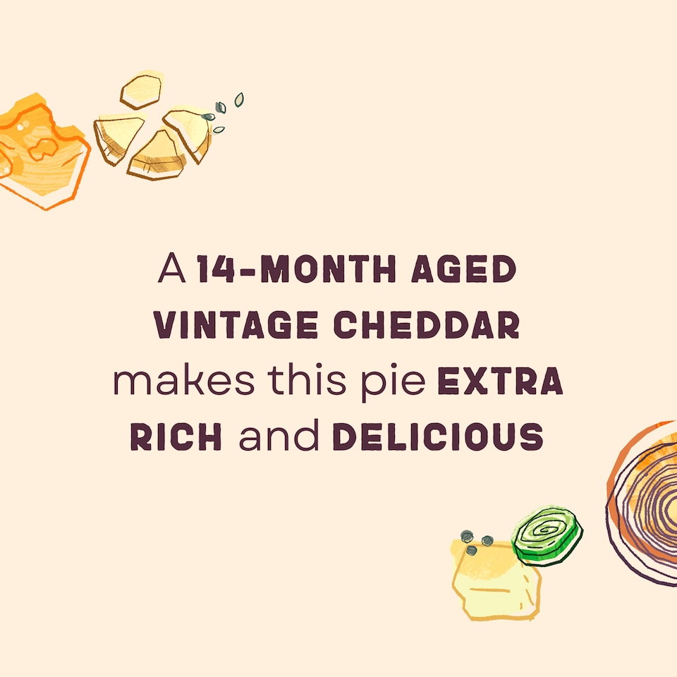 image 1 of Higgidy Barber's Vintage Cheddar, Potato & Leek Pie 200g