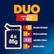 obrázok 3 z Felix Fantastic DUO kapsičky pre mačky kura a ľadvinky, hovädzie a hydina, morka a pečeň 4 x 85 g
