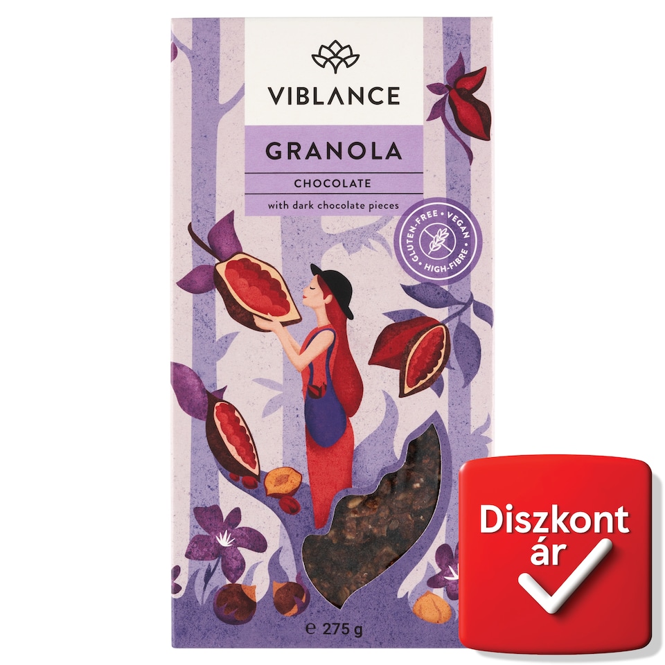 Viblance csokoládés granola 275 g