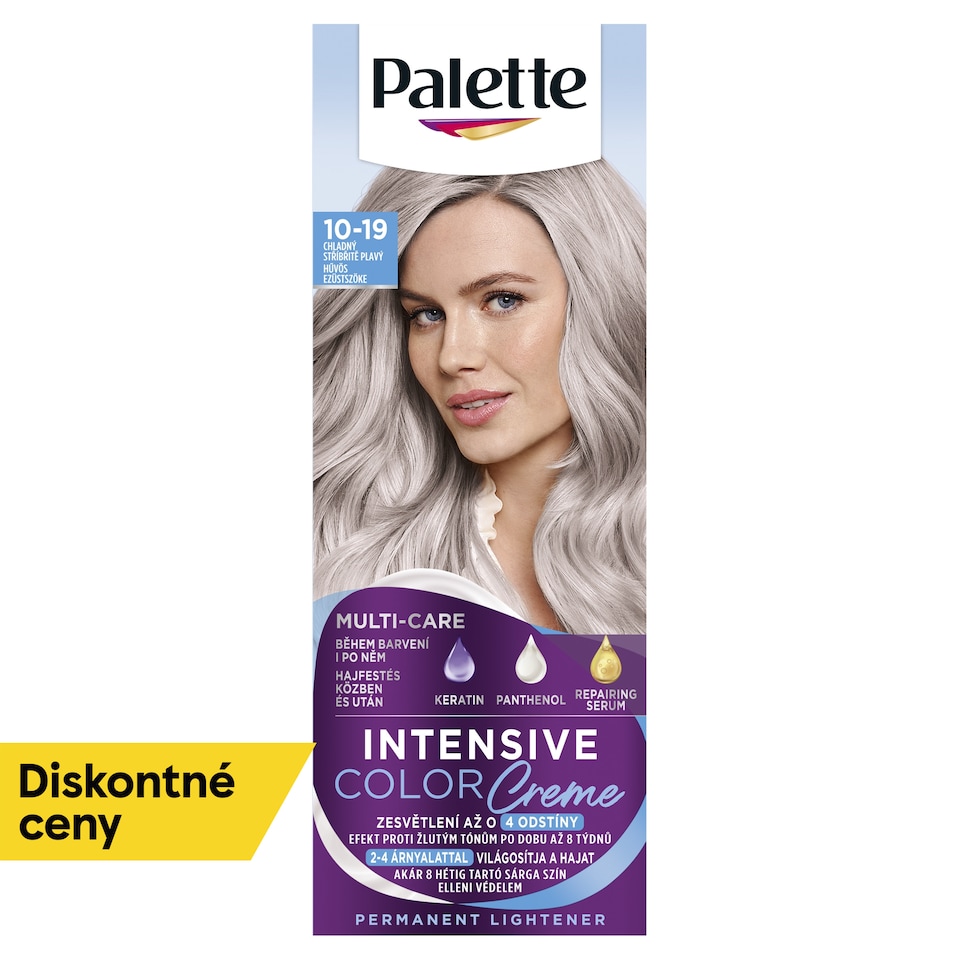 image 1 of Palette Intensive Color Creme Hair Color Cool Silvery Blond 10-19