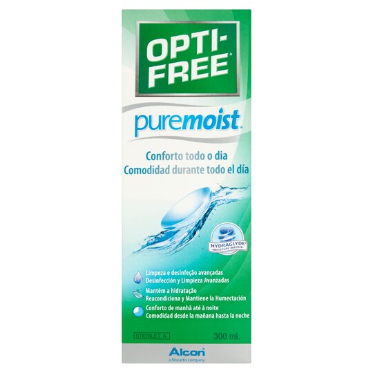 OptiFree 300Ml Puremoistcontact Lens Solution Tesco Groceries