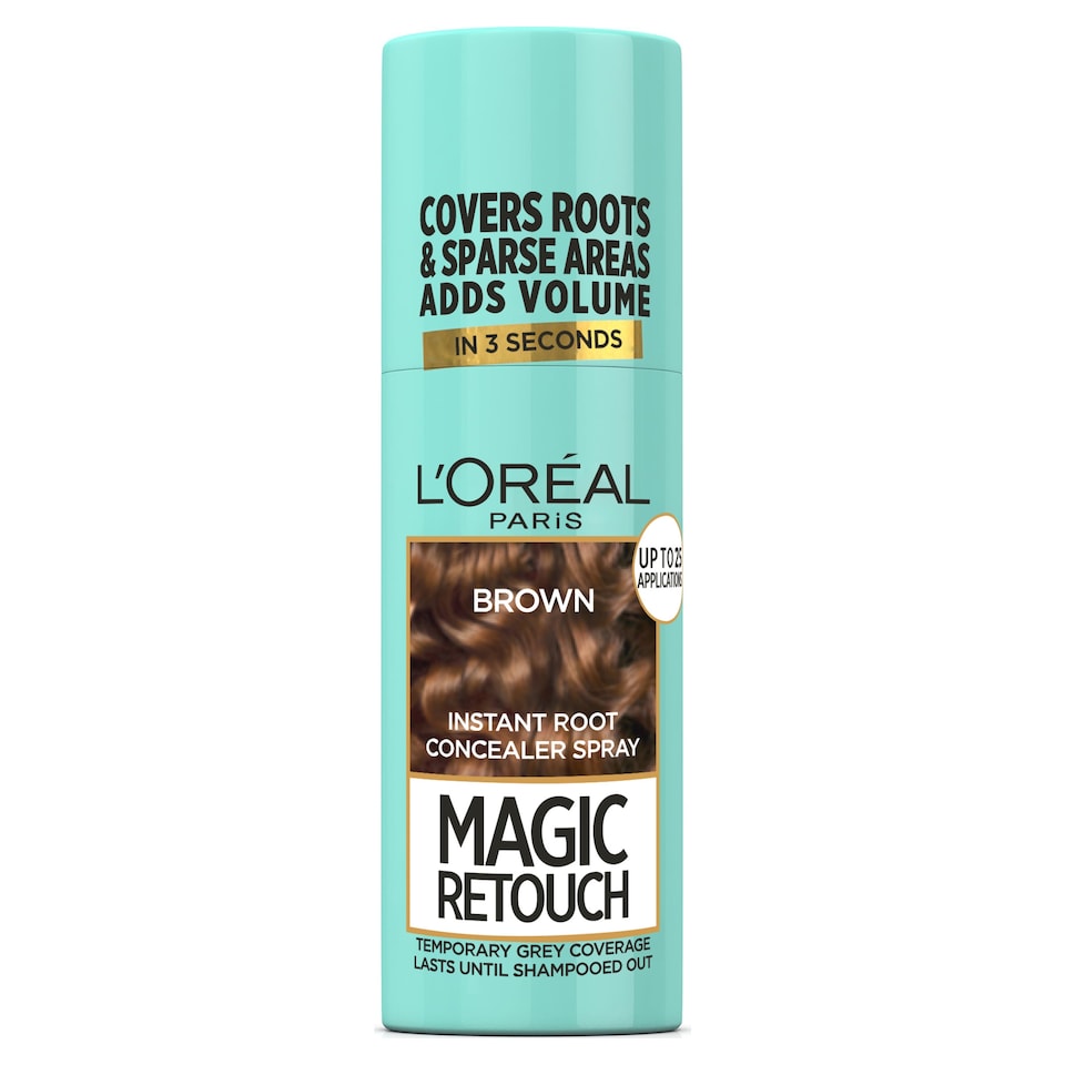 image 1 of L'Oreal Paris Magic Retouch Instant Root Concealer Spray Brown 75ml