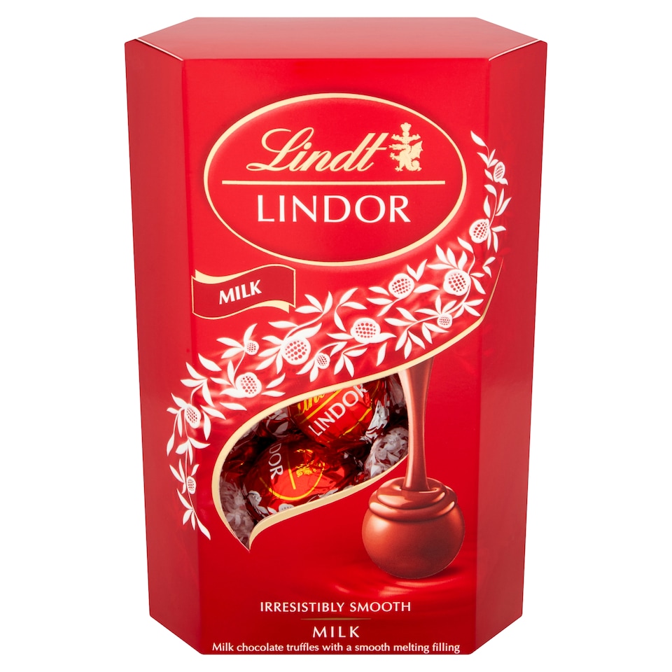 image 1 of Lindt Lindor Milk Chocolate Truffles Box 200g
