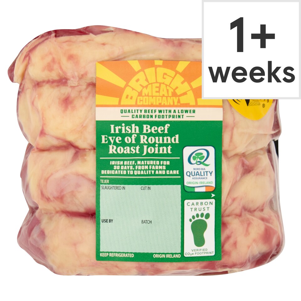 BRIGHT MEAT COMPANY Irish Beef Eye of Round Roast Joint 650g