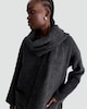 image 1 of F&F Knitted Scarf Detail Cardigan with Wool in Grey