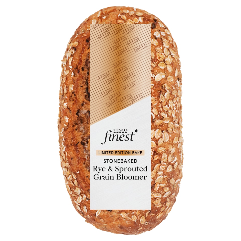Tesco Finest Limited Edition Rye & Sprouted Grain Bloomer 400g