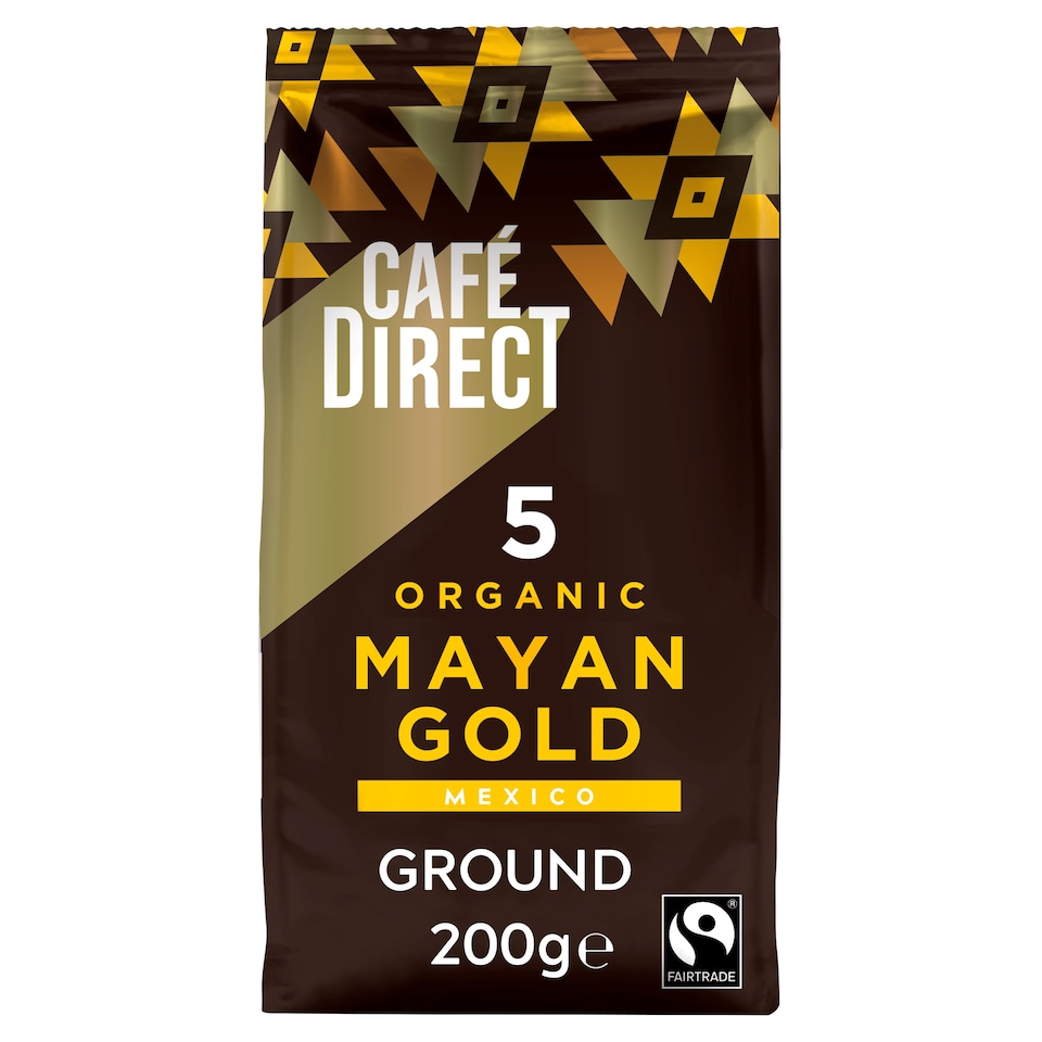 Cafe Direct Organic Mayan Gold Ground Coffee 200g