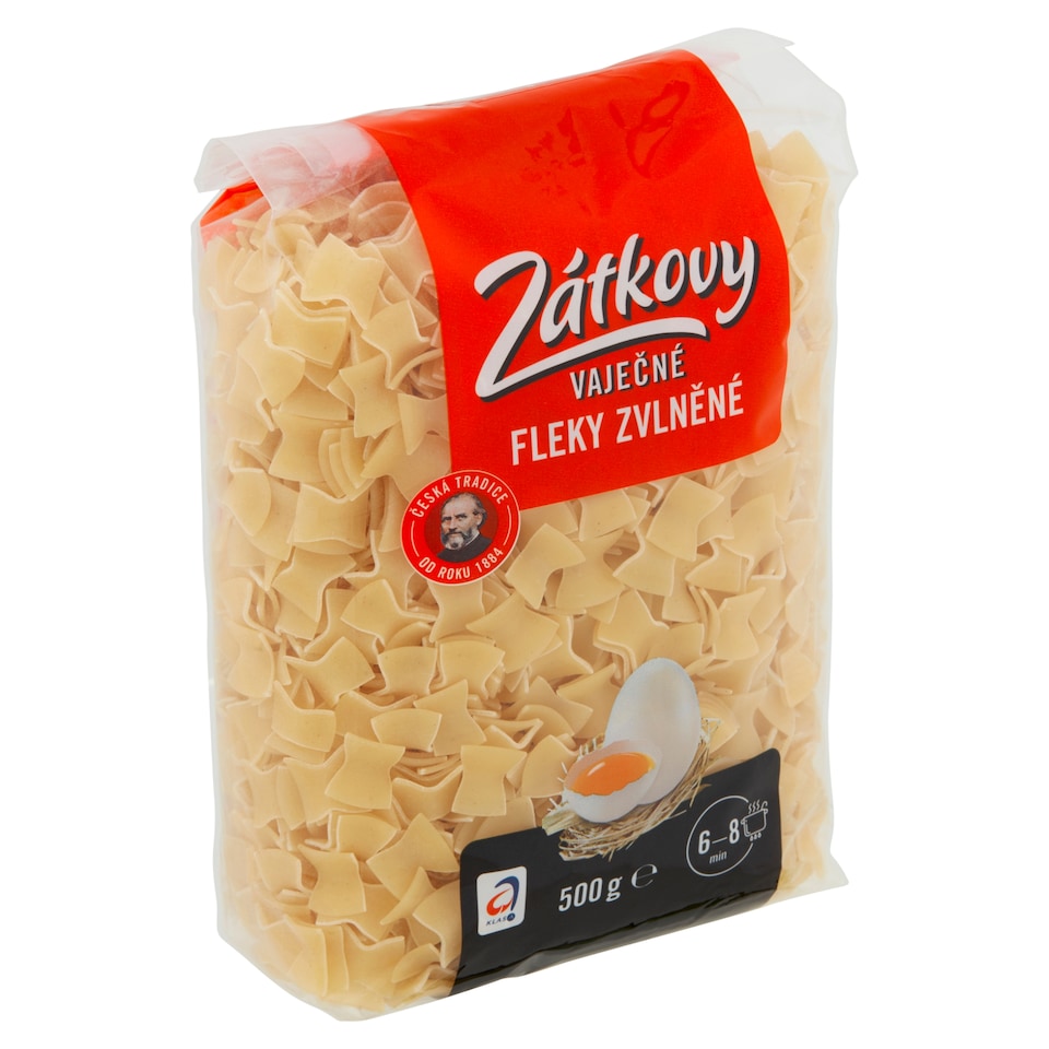 Obrázek 1 pro produkt Zátkovy Vaječné Fleky zvlněné 500g