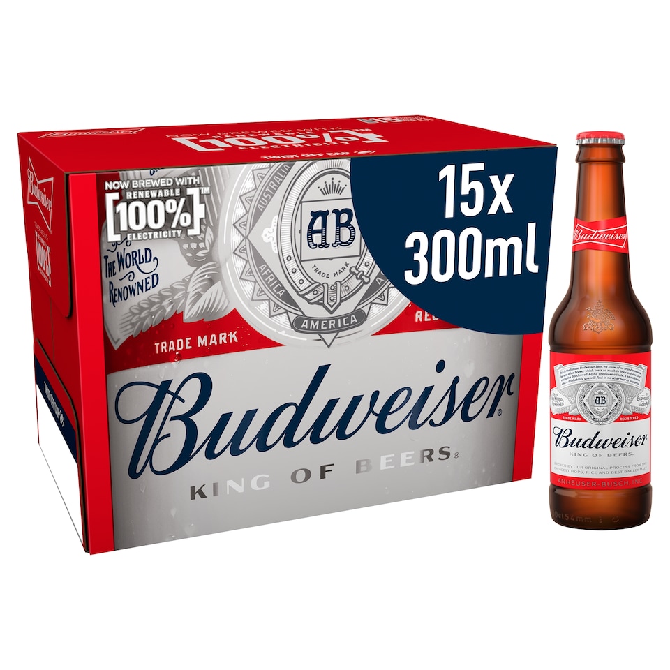 image 1 of Budweiser 15X300ml