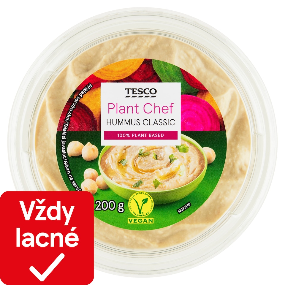Tesco Plant Chef Cícerovo-sezamová nátierka 200 g