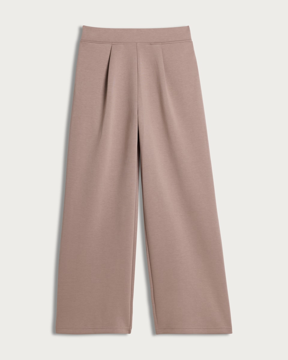 image 1 of F&F Active AFTERCLASS Wide Leg Co-ord Joggers in Brown
