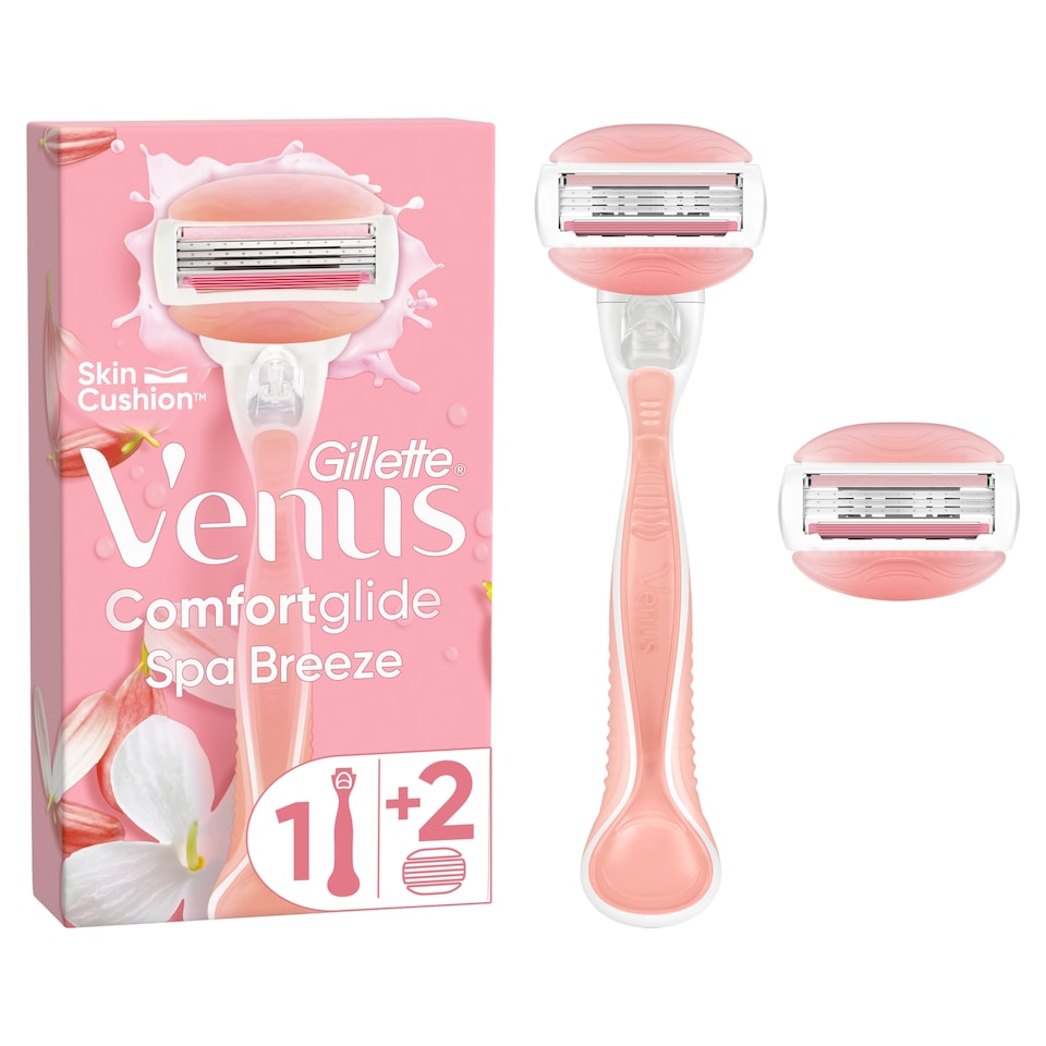 obrázok 1 z Gillette Venus Comfortglide Spa Breeze Holiaci Strojček – 2 Čepieľky