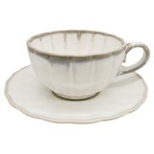 F&F Home Petal Cup and Saucer