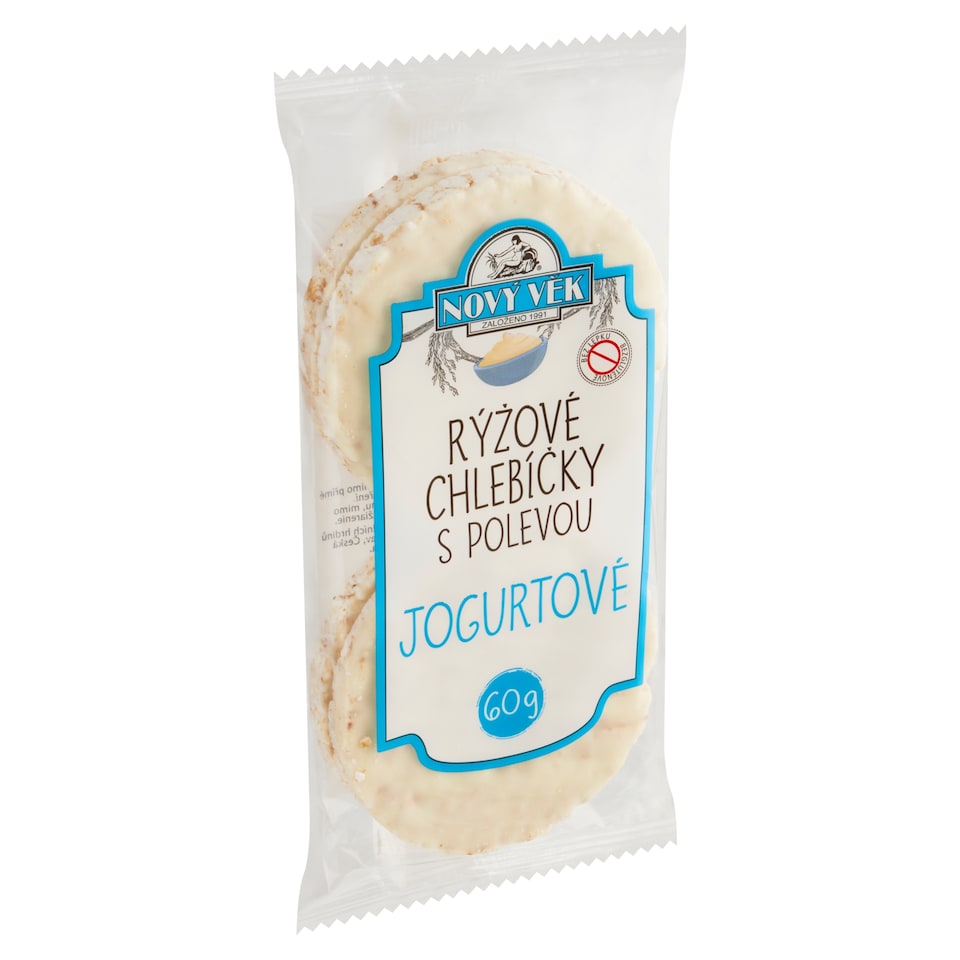 Obrázek 1 pro produkt Nový Věk Rýžové chlebíčky s polevou jogurtové 60g