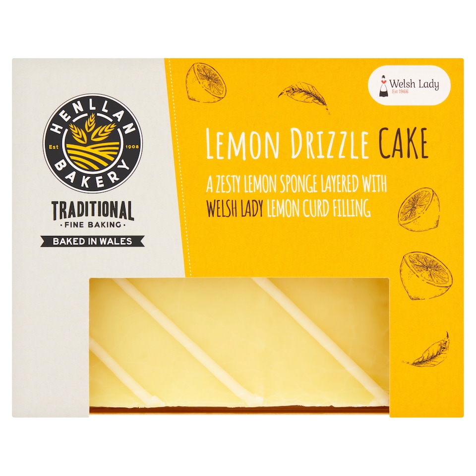 Henllan Bakery Lemon Drizzle Cake