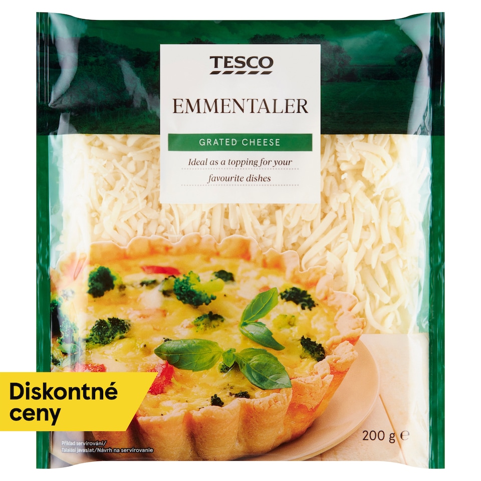 Tesco Ementaler strúhaný 200 g