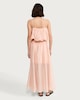 image 3 of F&F Lyocell Rich Gathered Co-ord Midi Skirt in Pink