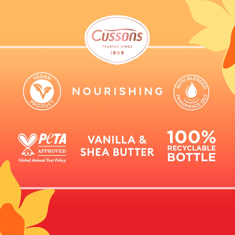 image 1 of CUSSONS COLLECTION HANDWASH VANILLA & SHEA BUTTER 500ML  