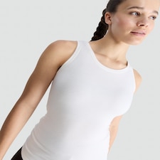 F&FF&F WARMPLUS™ Medium Warmth Scoop Neck Thermal Vest in Cream