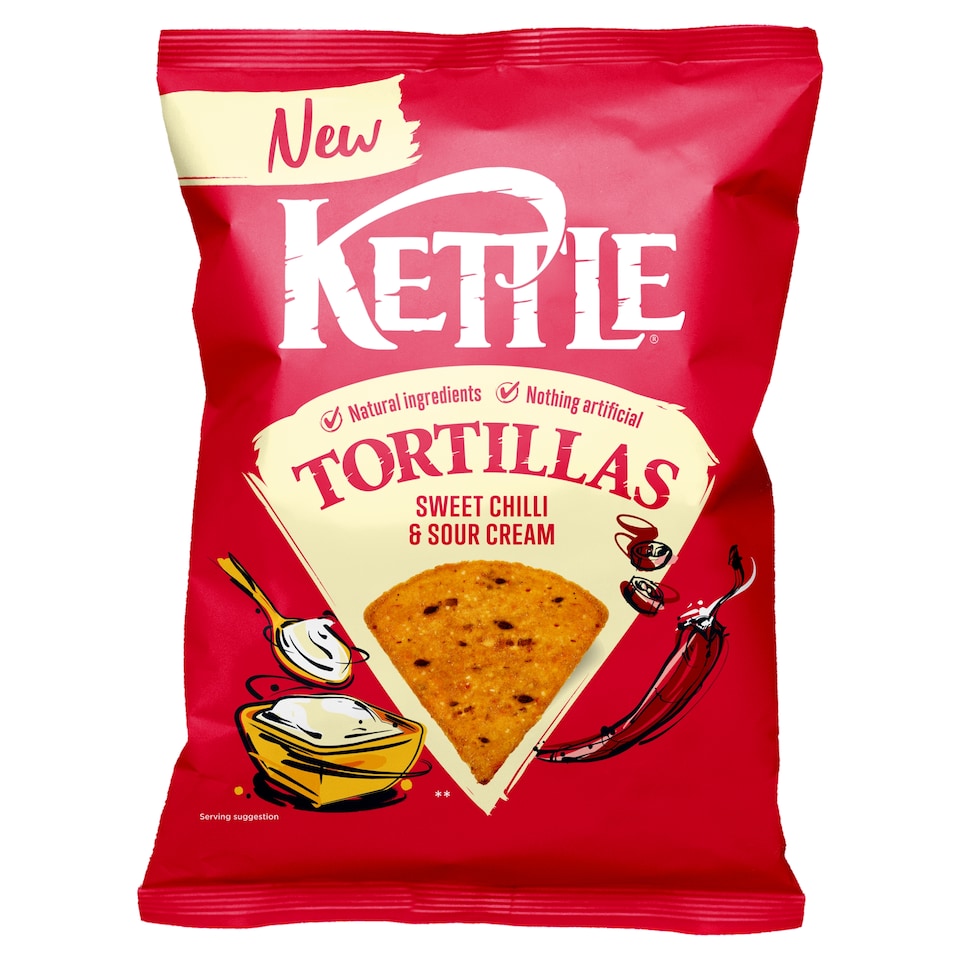 KETTLE Tortilla Sweet Chilli & Sour Cream 140g