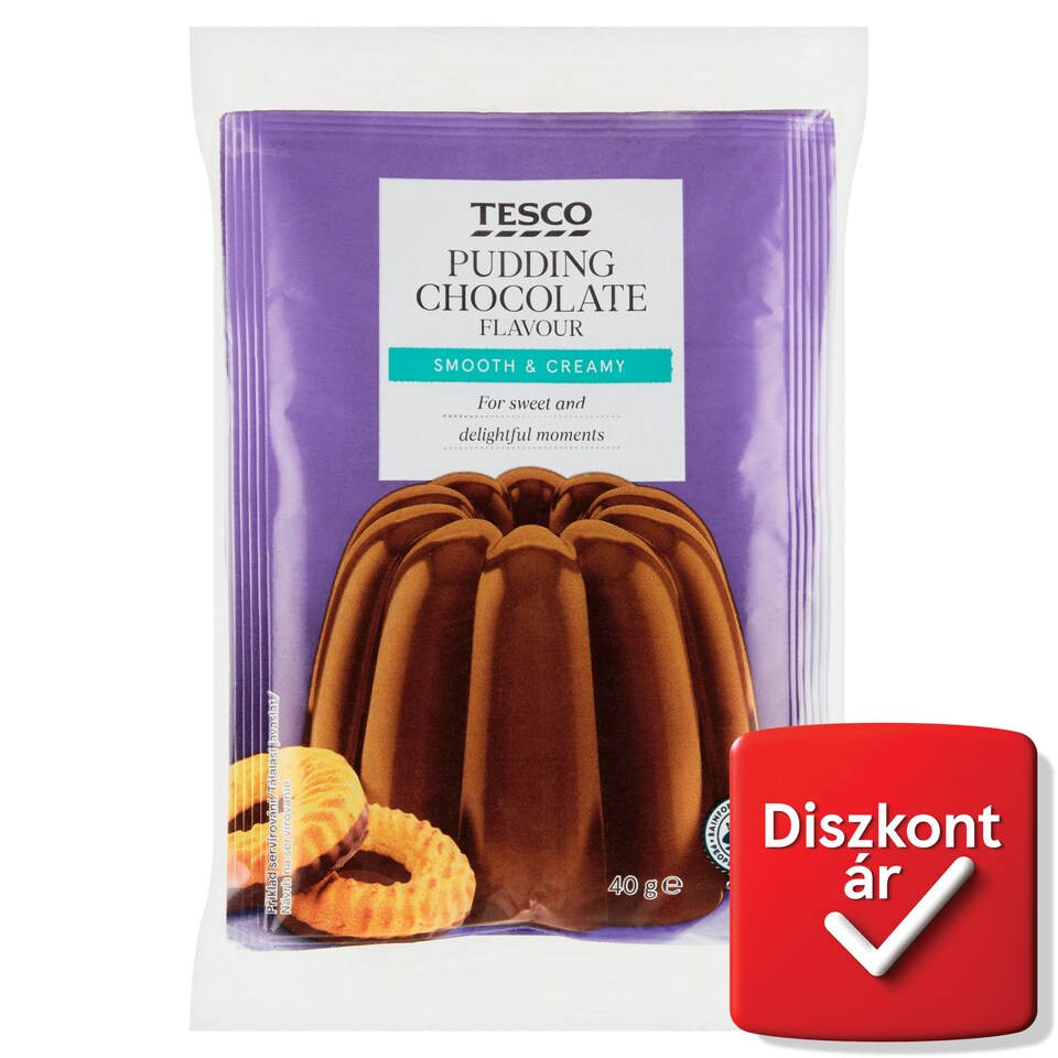 Tesco csokoládéízű pudingpor 3 x 40 g