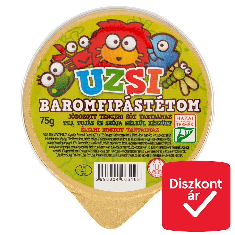 Uzsi baromfipástétom 75 g  1. kép
