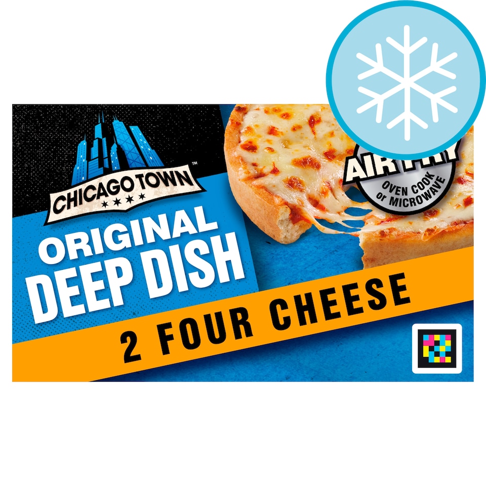image 1 of Chicago Town Deep Dish Four Cheese Pizzas 2 X 148G