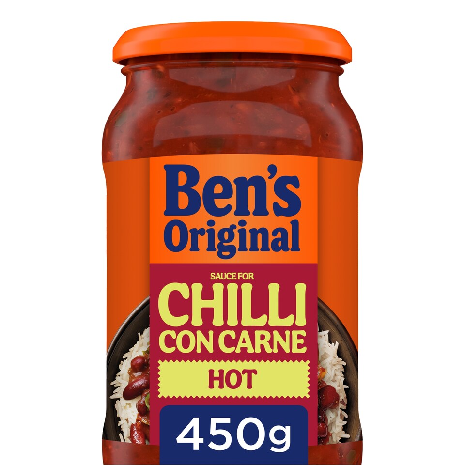 image 1 of Ben's Original Hot Chilli Con Carne Sauce 450G