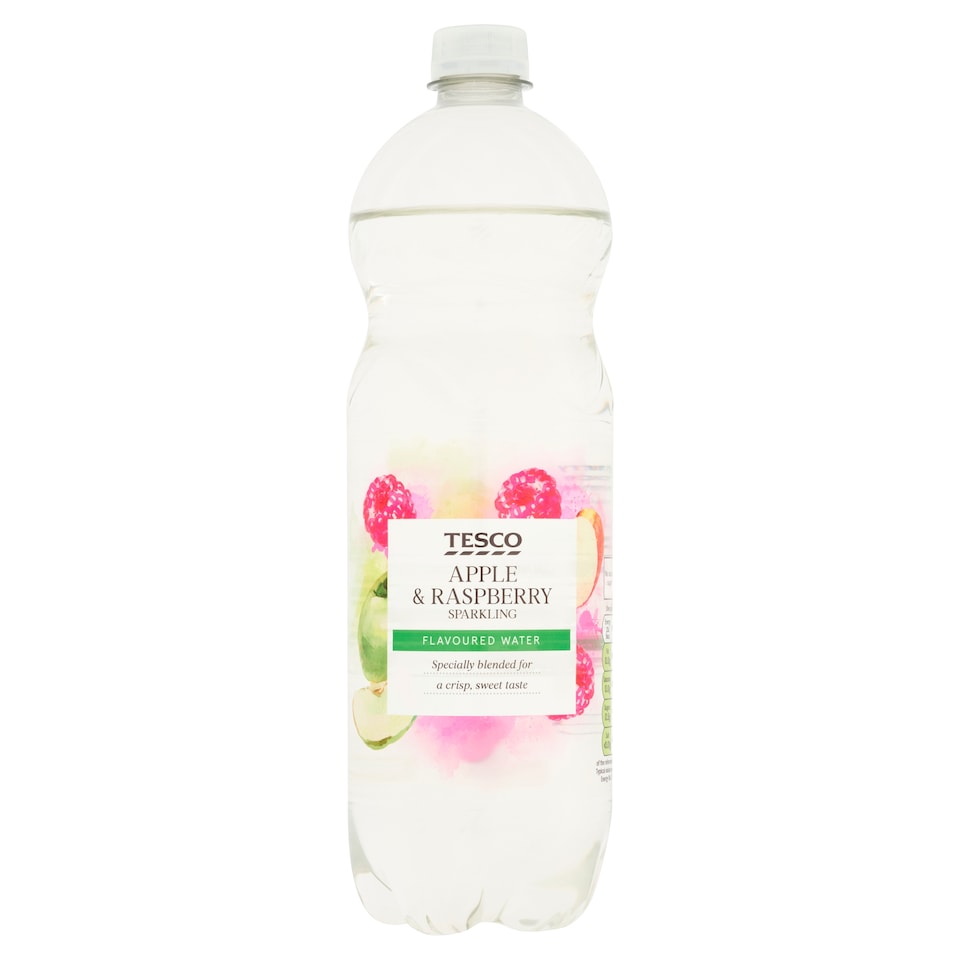 Tesco Sparkling Water Apple & Raspberry 1 Litre